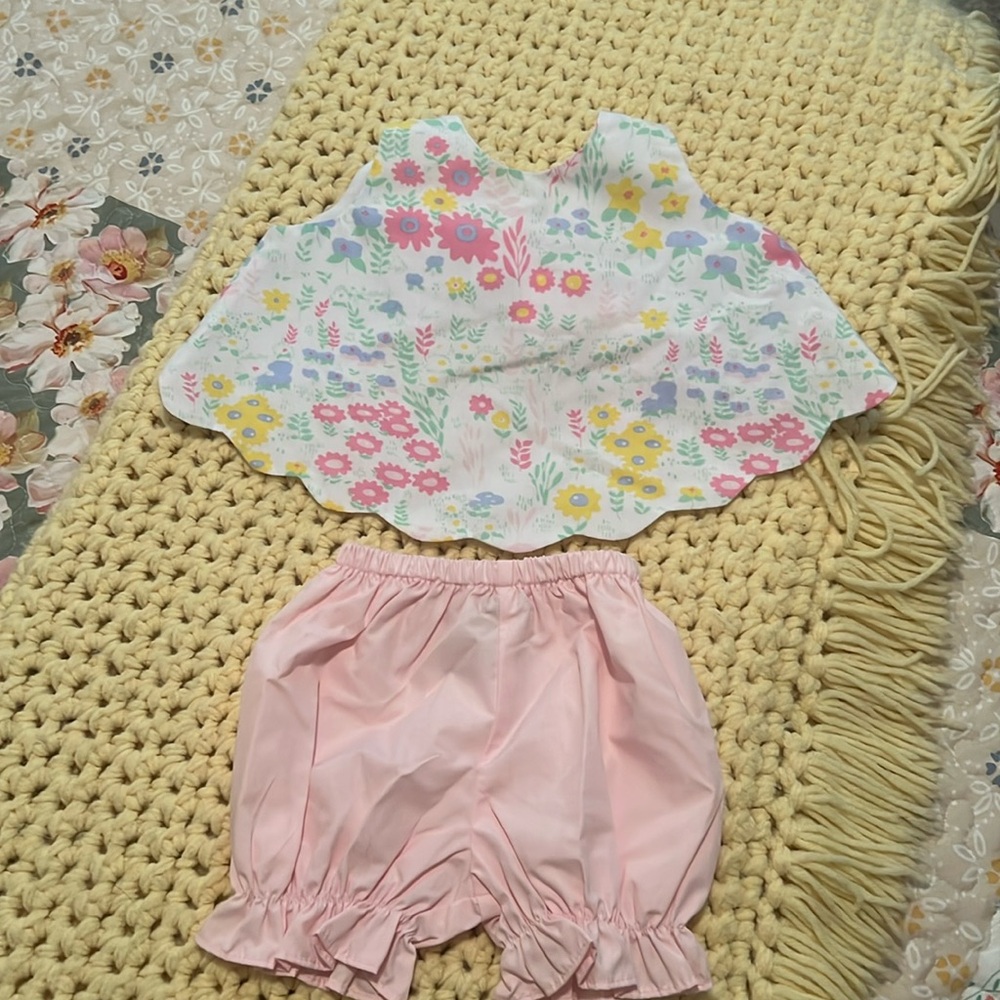 TBBC Floral Bow Swing Top & Shorts